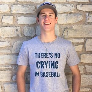 5⭐️ RATED 😍No Crying in Baseball" Graphic T